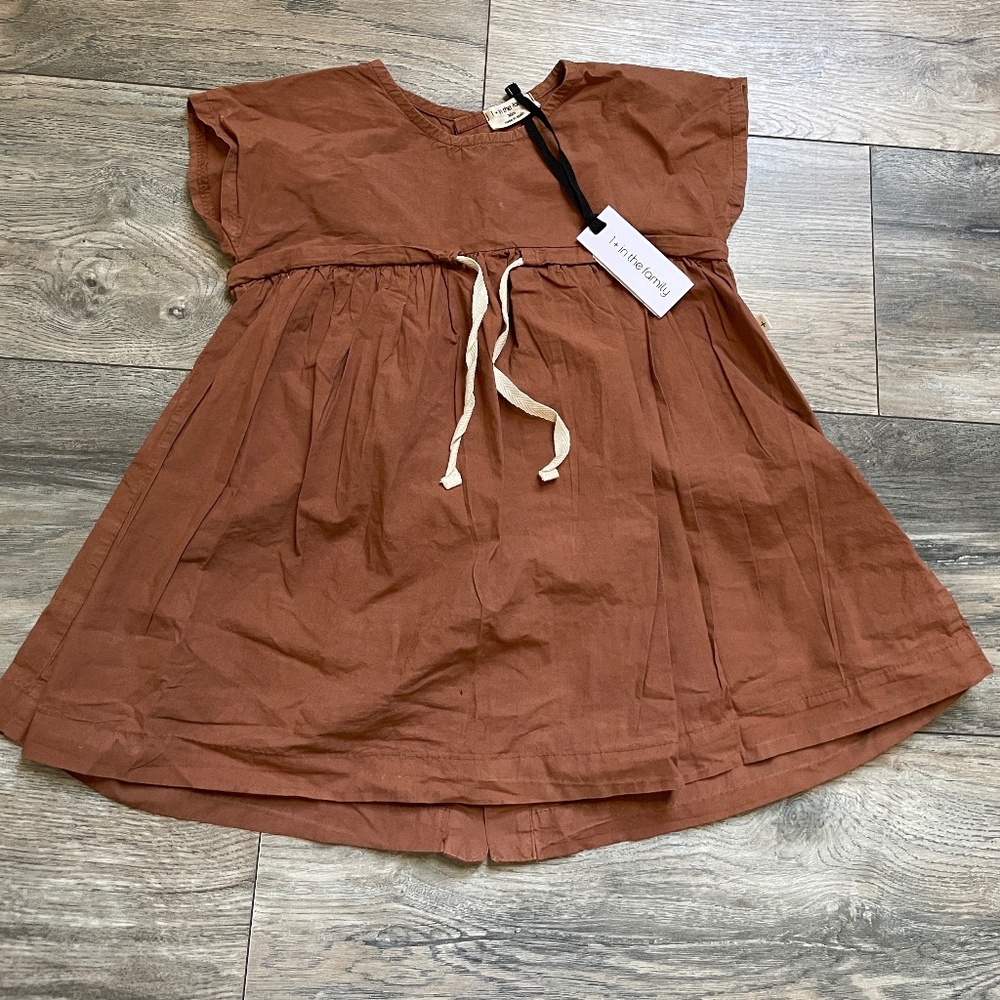 One plus in the family girls cotton dress